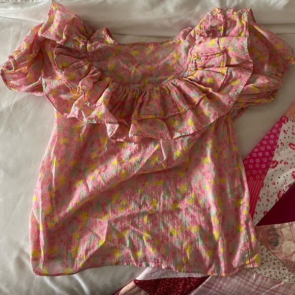 Love shack fancy cotton floral top - Picture 2 of 4